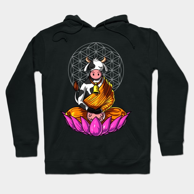 Cow Buddha Hoodie by underheaven